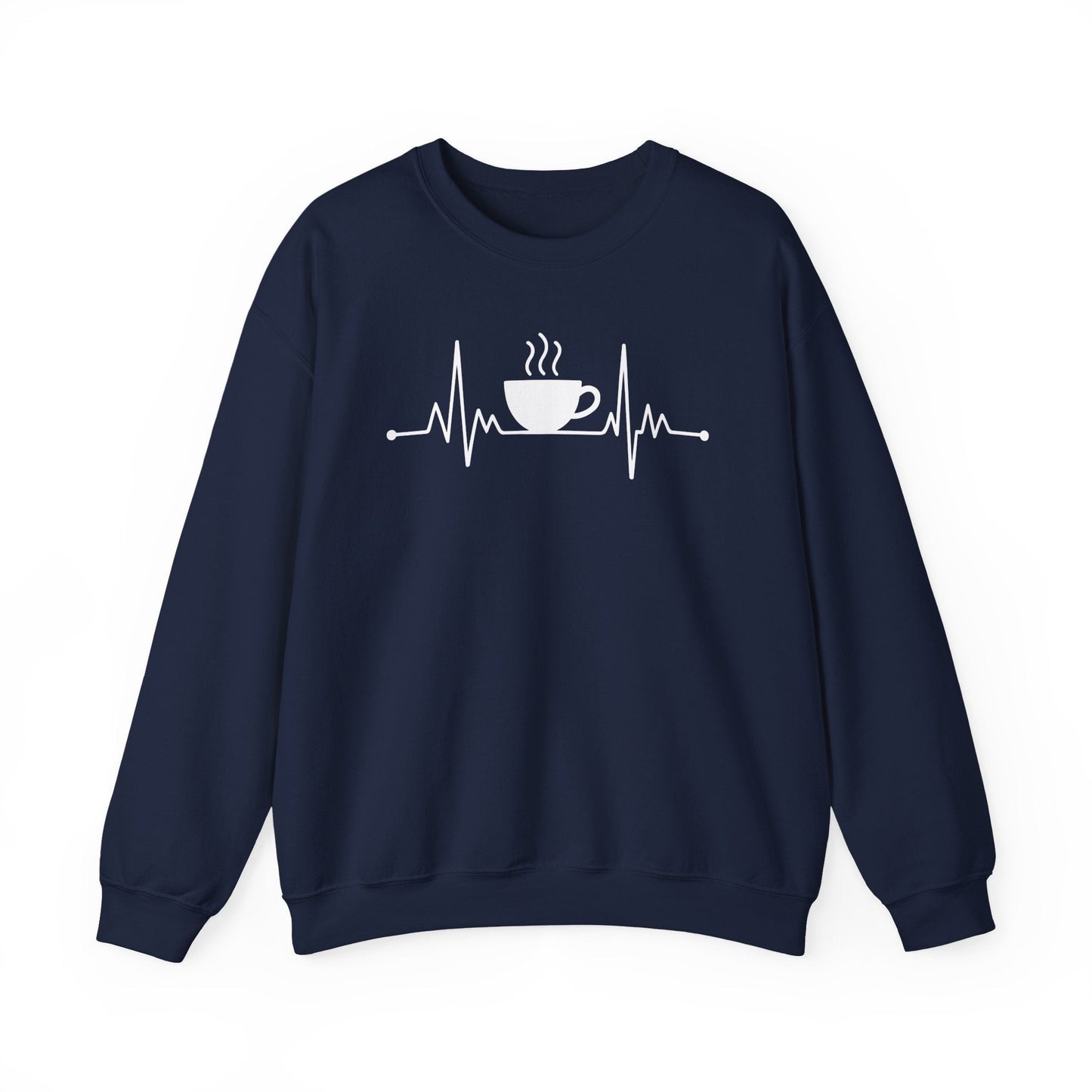 Coffee Heartbeat Drinking Coffee Sweatshirt