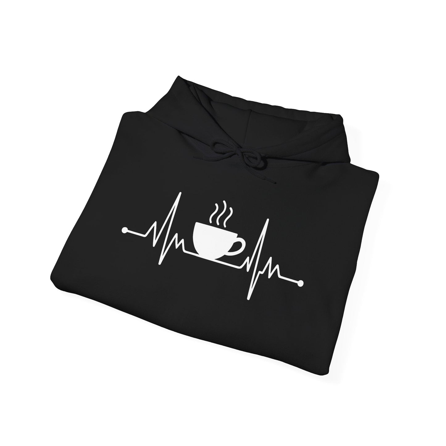 Coffee Heartbeat Drinking Coffee Hoodie