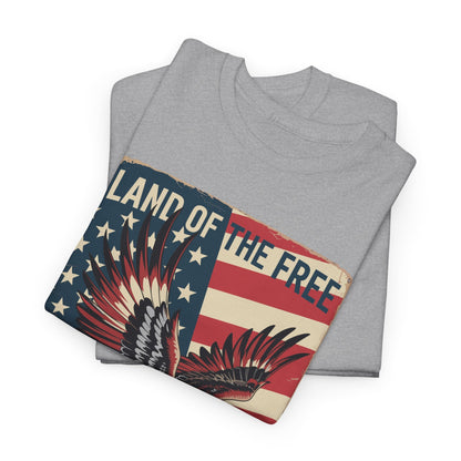 America Eagle Land of the Free Because of the Brave T-Shirt