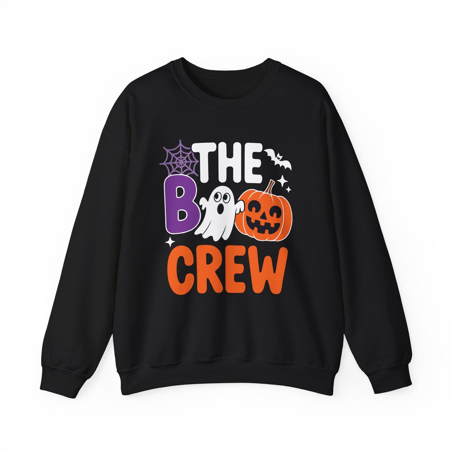 Halloween The Boo Crew Cute Ghost Spooky Family Matching Sweatshirt