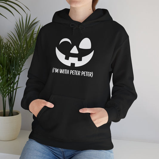 Im With Peter Couple Halloween Adult Eater Pumpkin Hoodie
