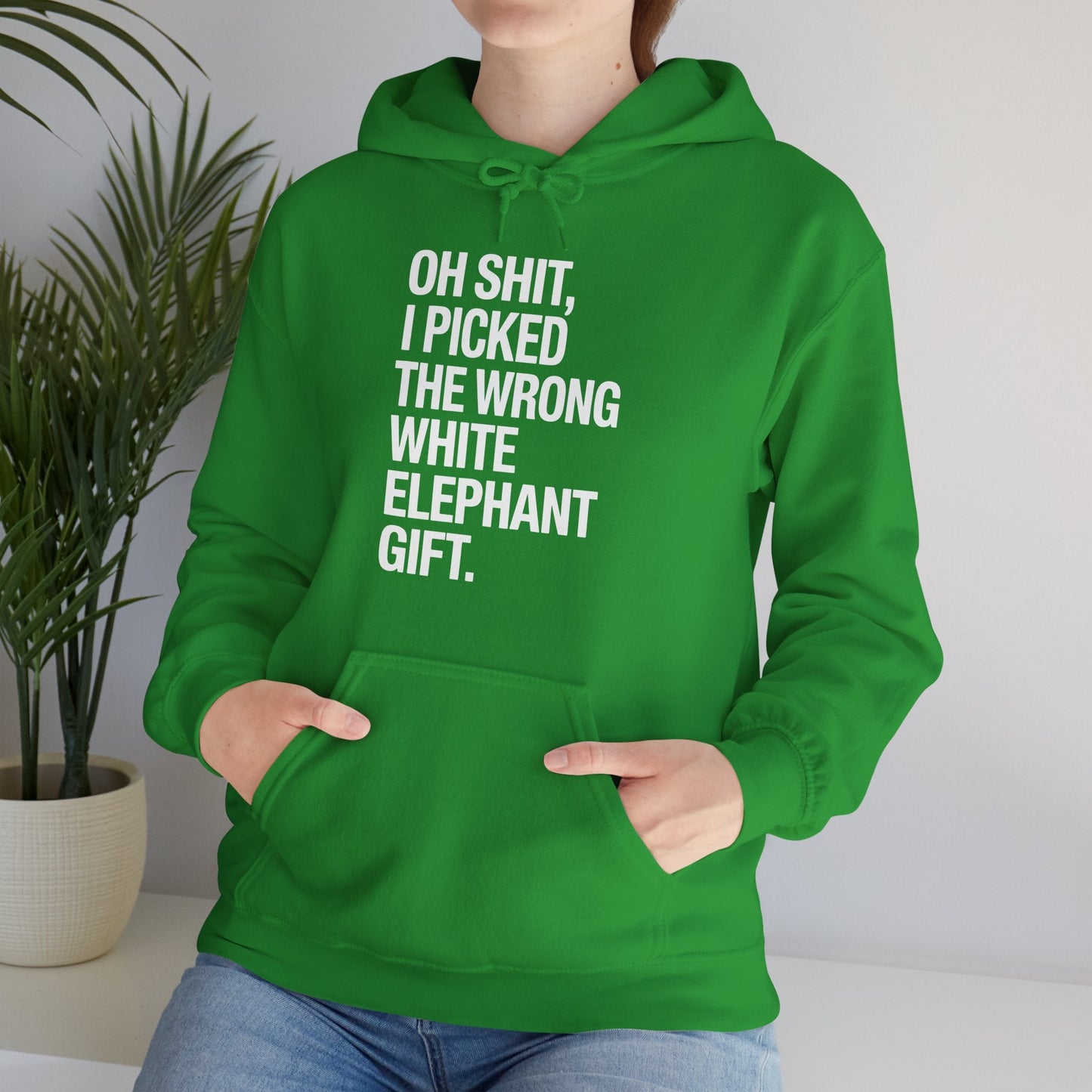 Oh Shit Funny White Elephant Gifts for Adults Under 15 20 Hoodie