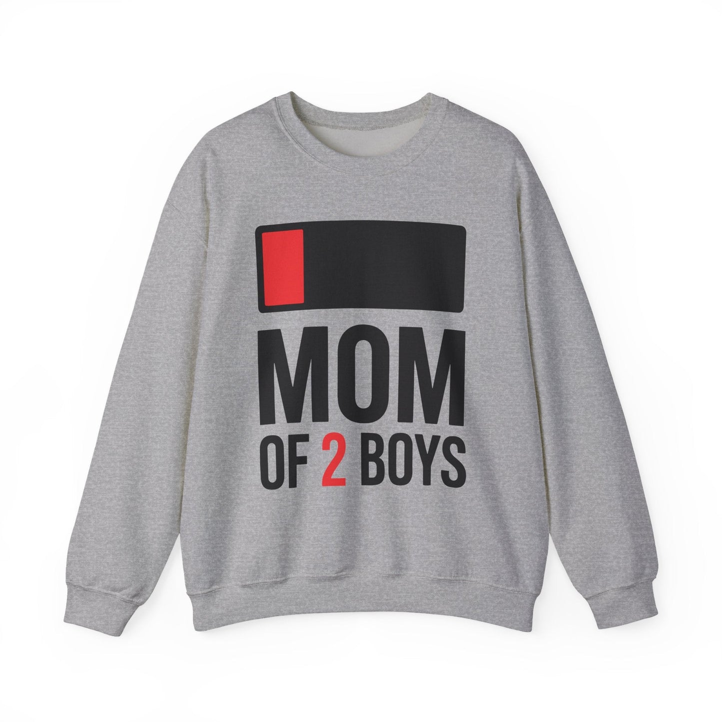 Mom of 2 Boys Gift from Son Mothers Day Birthday Women Sweatshirt