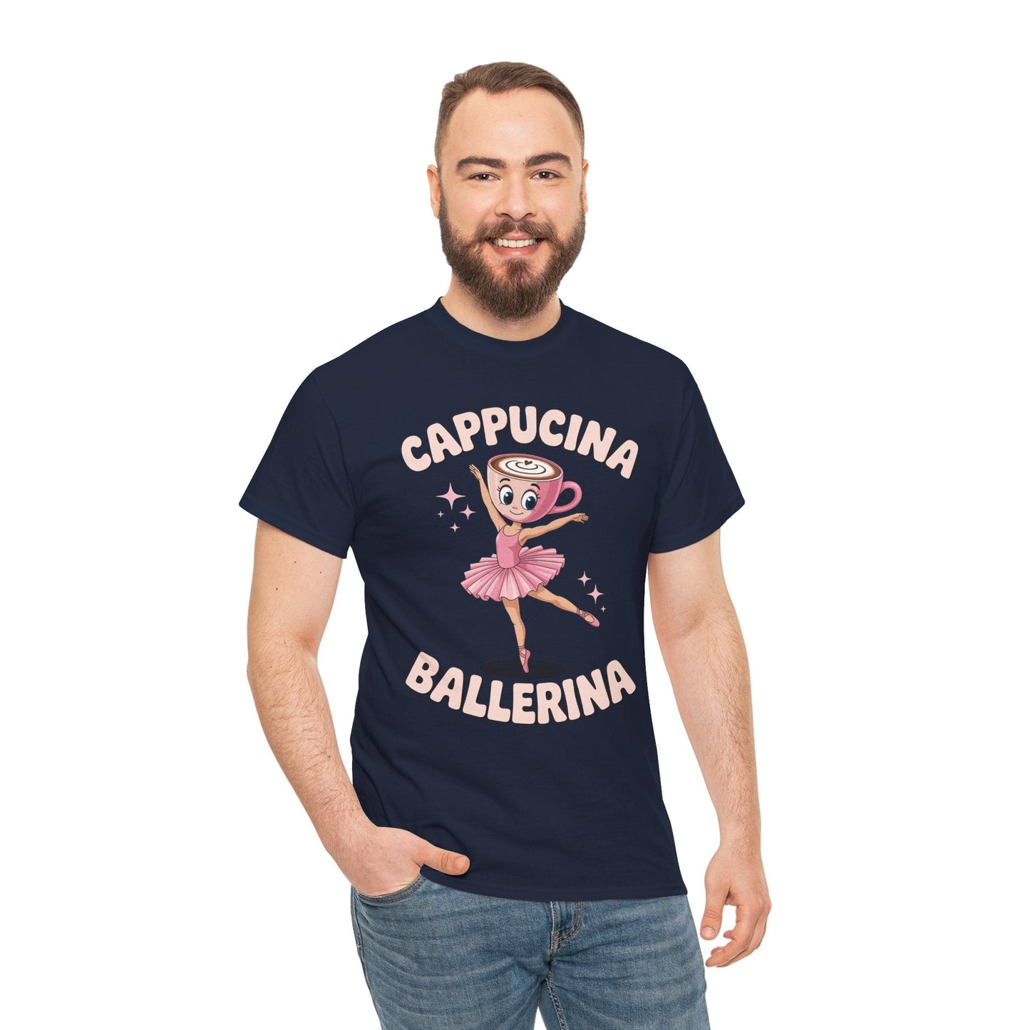 Funny Ballerina Cappuccina Coffee Dance Lovers Italian Meme T-Shirt