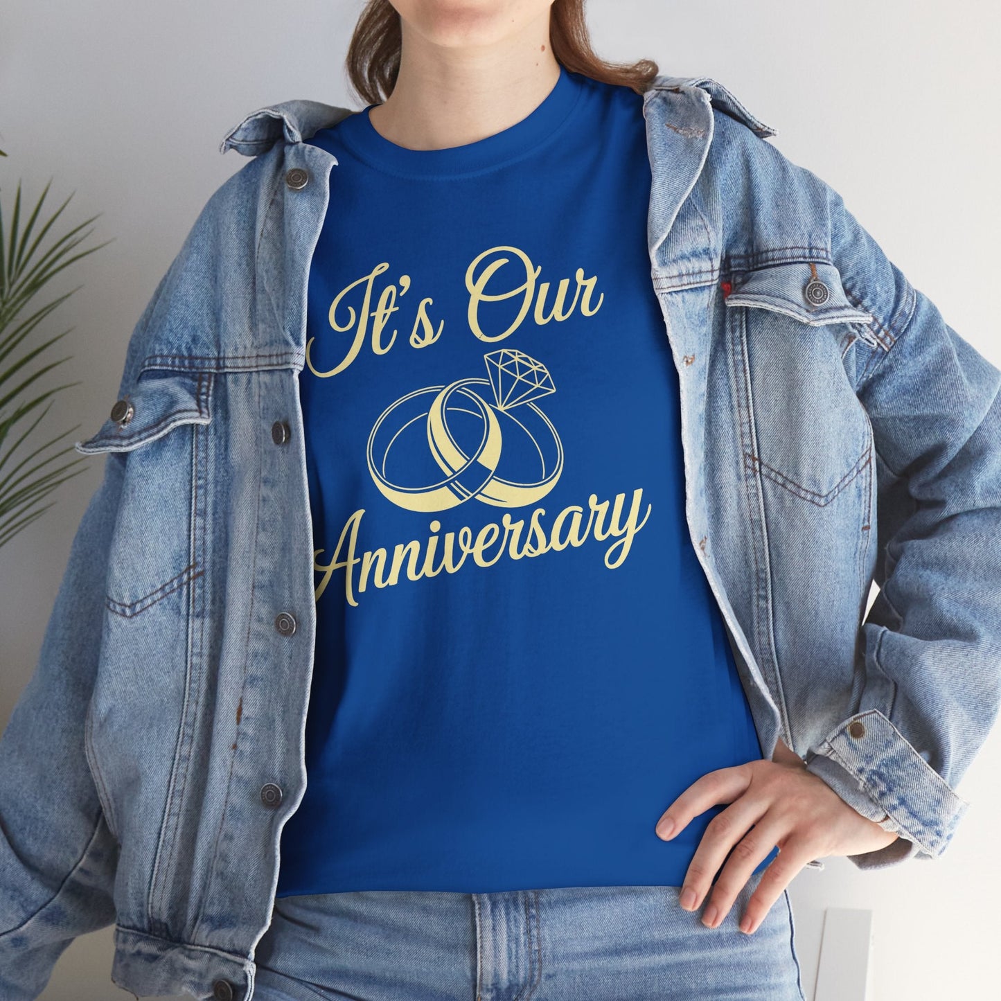 It's Our Anniversary Shirts for Married Couples Husband Wife T-Shirt