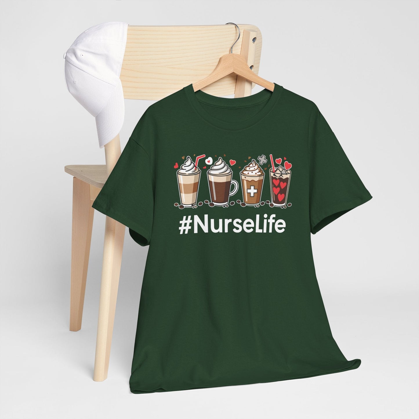 Nurse Life Funny Coffee Nurses Fuel Registered Nurse Medical T-Shirt