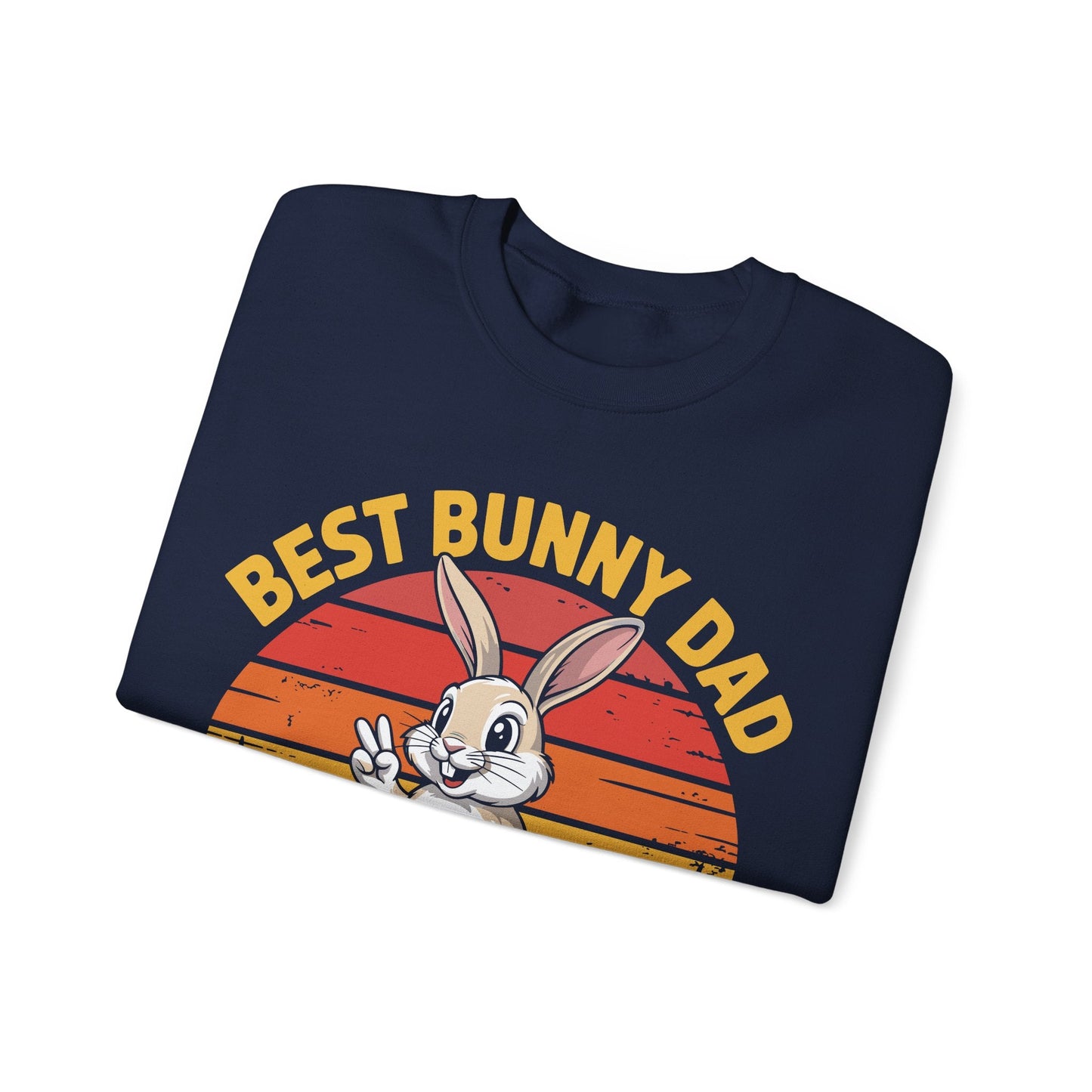 Best Bunny Dad Ever Funny Rabbit Lover Dad Gift Sweatshirt for Pet Owners