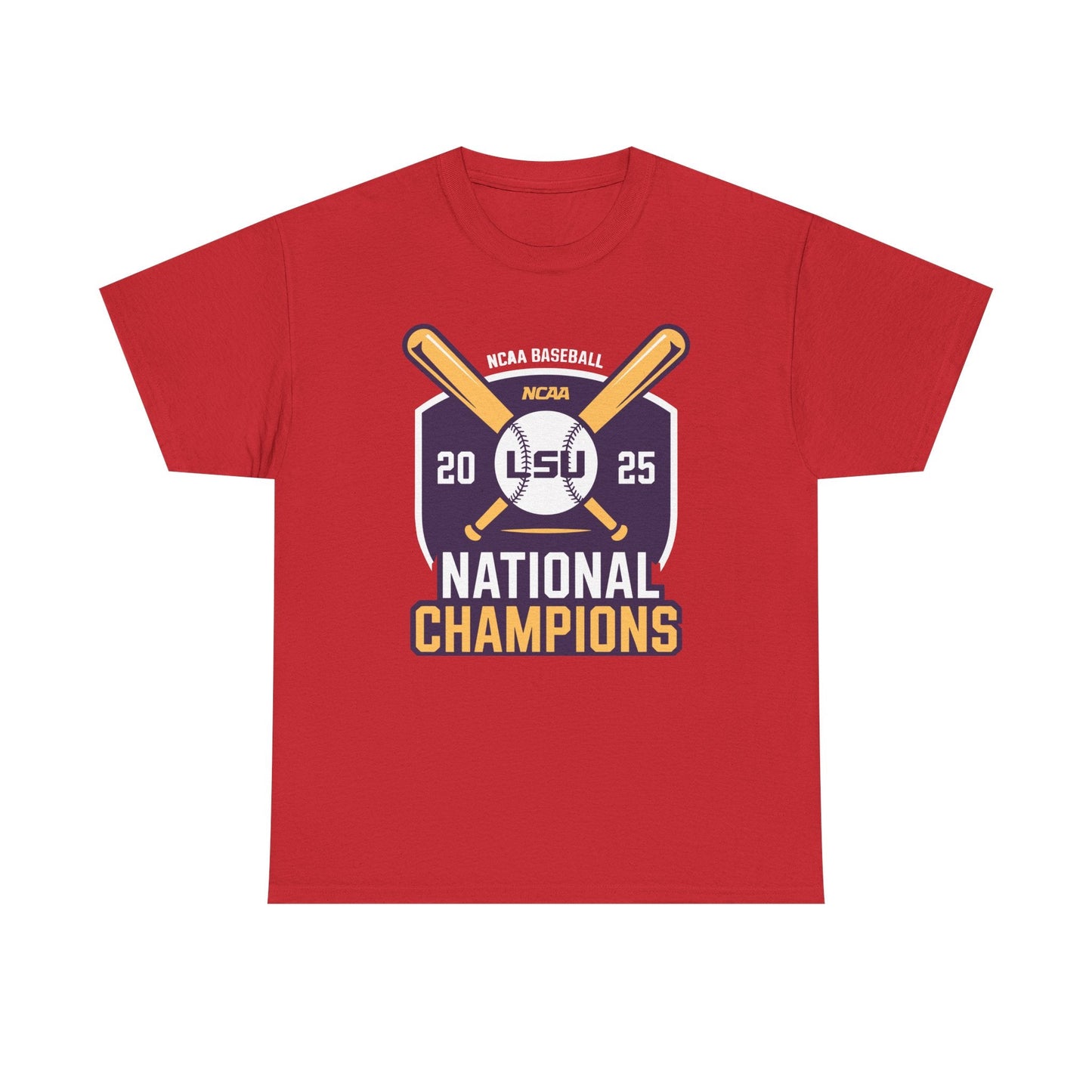 LSU Baseball 2025 National Champions Logo T-Shirt