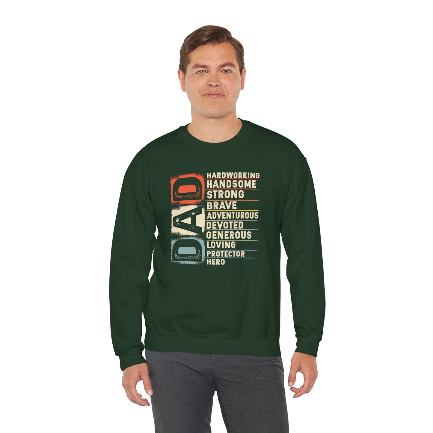 Vintage Funny Definition of Dad Retro Meme Joke Father's Day Sweatshirt