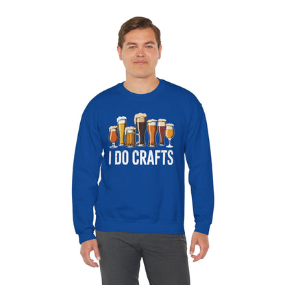 Craft Beer Vintage I Do Crafts Home Brew Art Sweatshirt