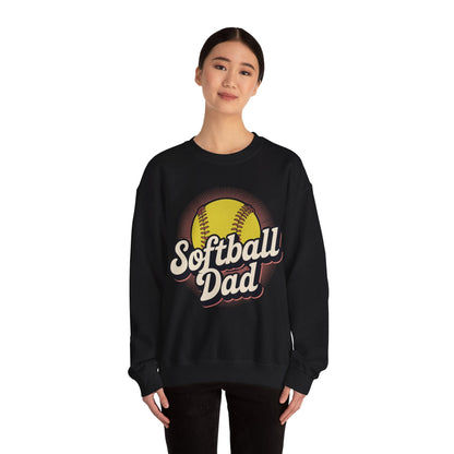 Funny Fathers Day Softball Dad Gift From Daughter Son Wife Sweatshirt