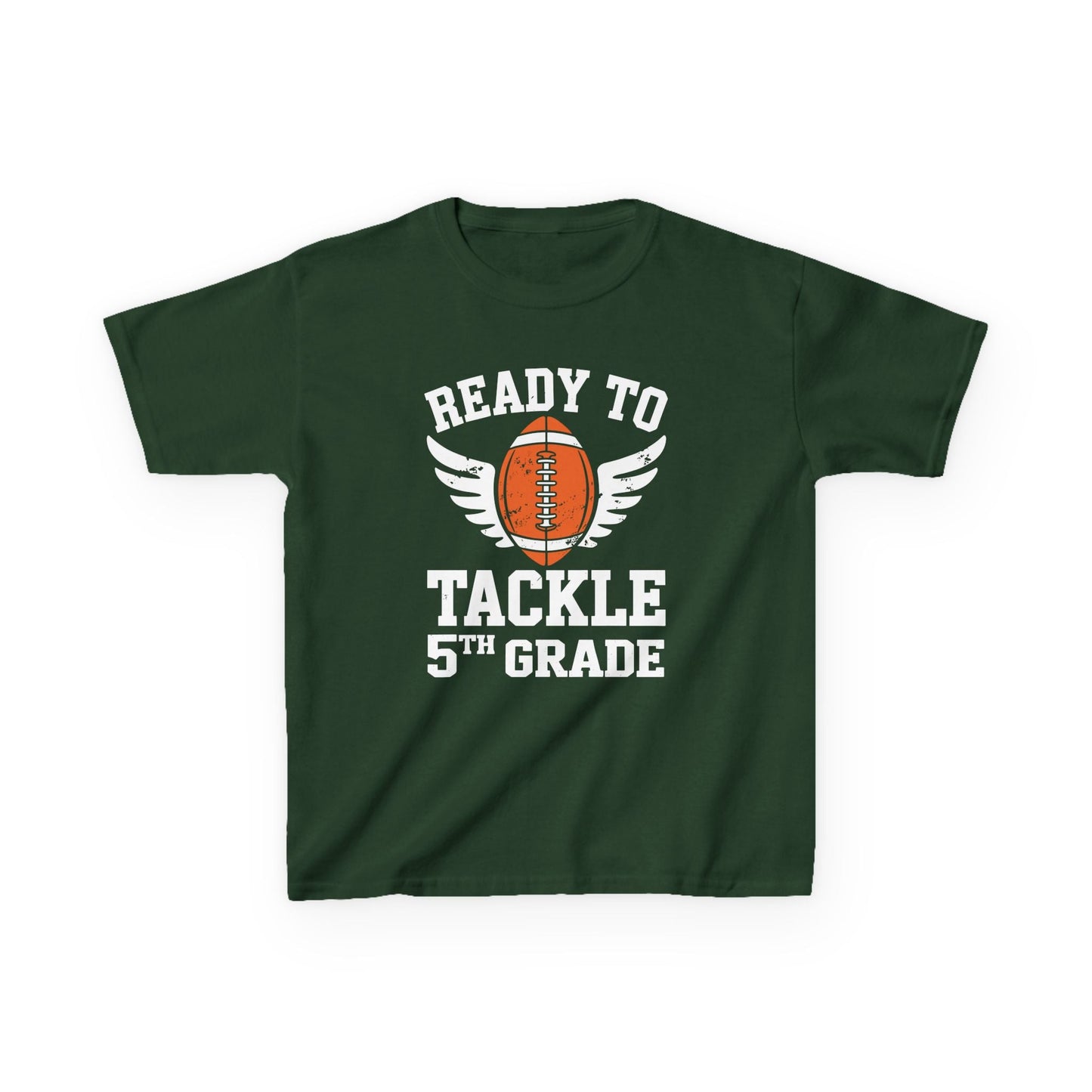 Ready To Tackle 5th Grade Football First Day Sport Kids T-Shirt