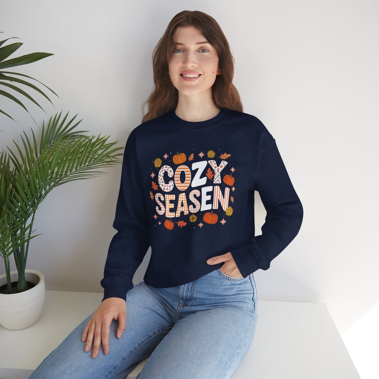 Season Autumn Fall Vibes Halloween Thanksgiving Pumpkin Sweatshirt