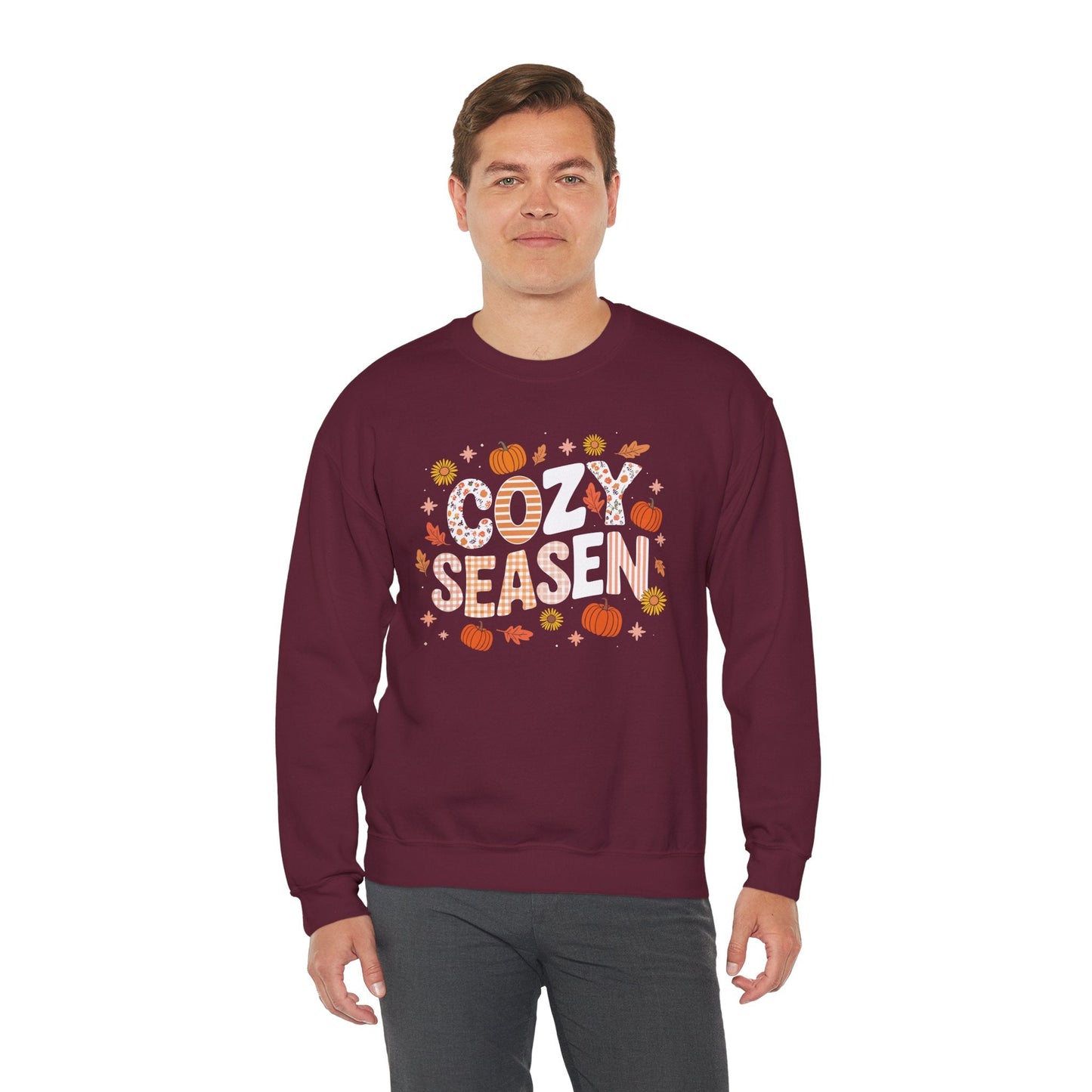 Season Autumn Fall Vibes Halloween Thanksgiving Pumpkin Sweatshirt