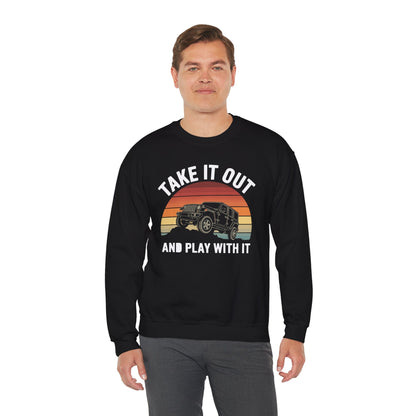 Catch Some Rays Vintage Retro Take It Out And Play Sweatshirt