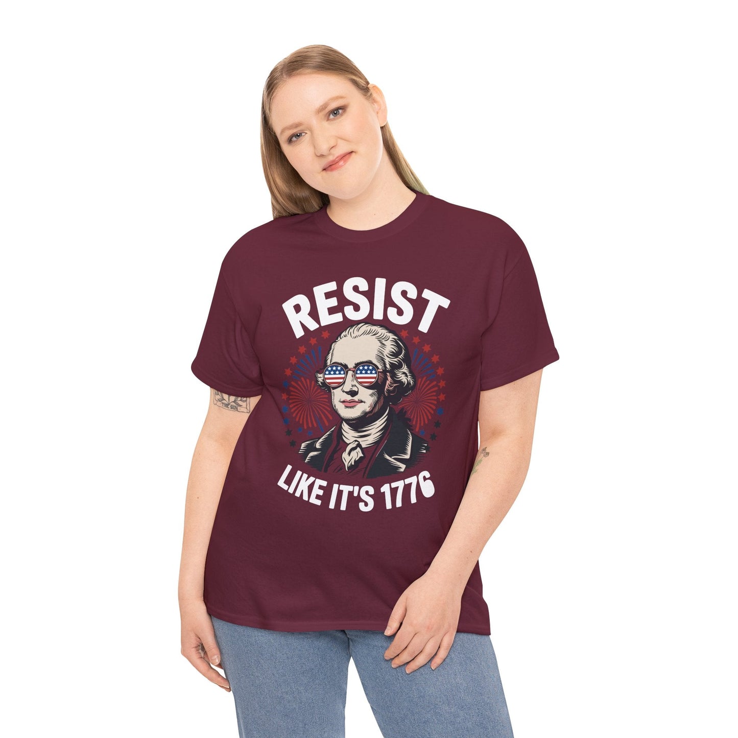 Resist Like It's 1776 Rejecting Kings 4th of July Anti-Trump T-Shirt
