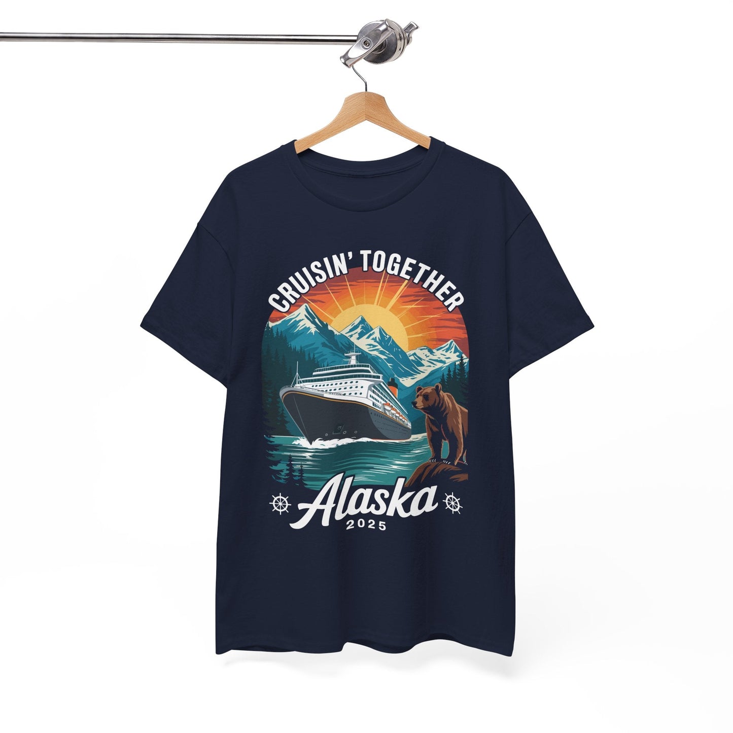 Cruisin Together Alaska 2025 Family Friend Alaska Cruise T-Shirt