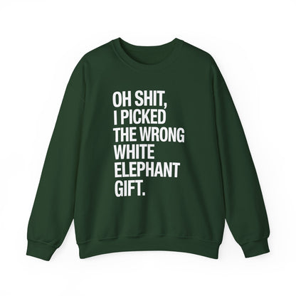Oh Shit Funny White Elephant Gifts for Adults Under 15 20 Sweatshirt