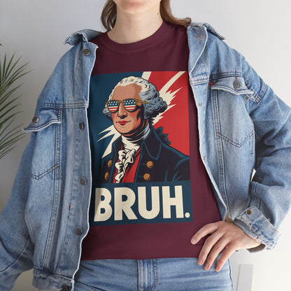 4th Of July 2025 George Washington Bruh. Meme Patriotic T-Shirt