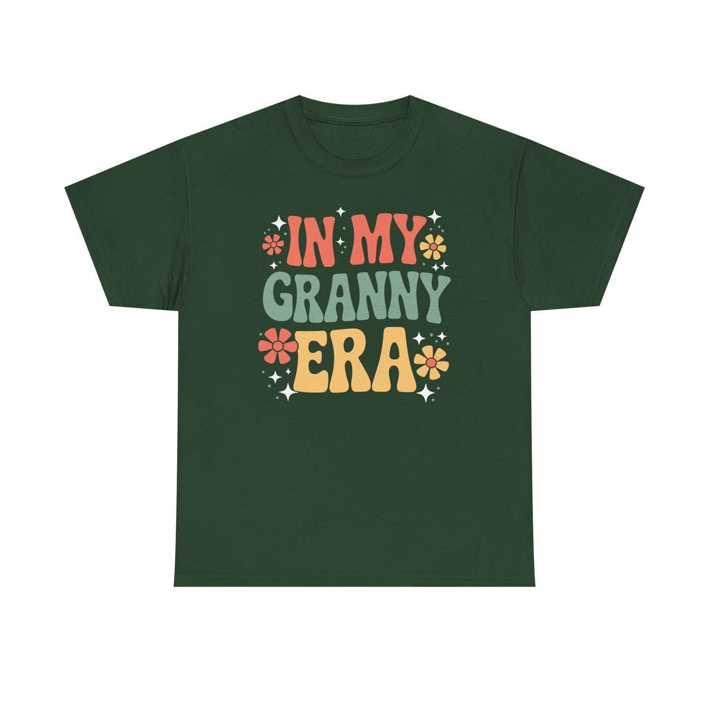 In My Granny Era Funny Sarcastic Groovy Retro Mothers Day T-Shirt