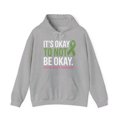 Its Okay To Not Be Okay Mental Health Awareness Ribbon Hoodie