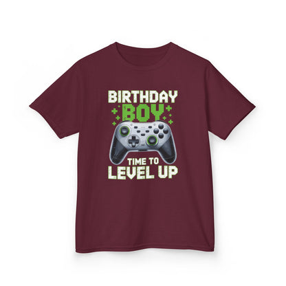 Level Up Birthday Boy Video Game T-shirt