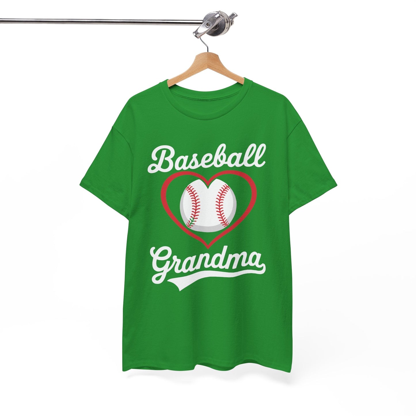 Baseball Grandma Shirt Women Baseball Heart Mothers Day T-Shirt