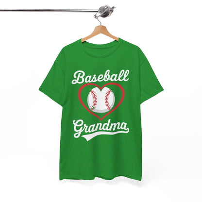 Baseball Grandma Shirt Women Baseball Heart Mothers Day T-Shirt