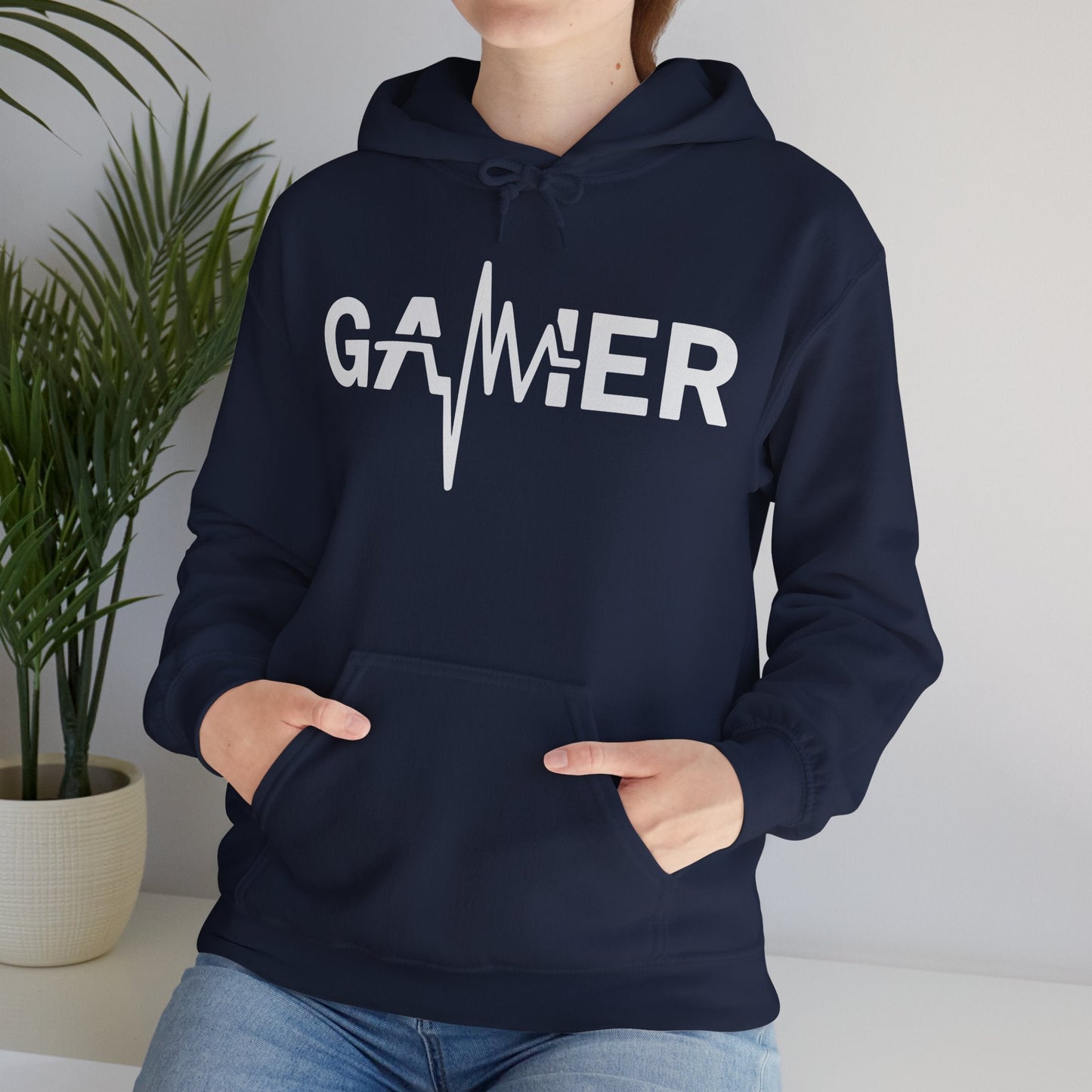 Gamer Heartbeat Video Games Graphic Hoodie