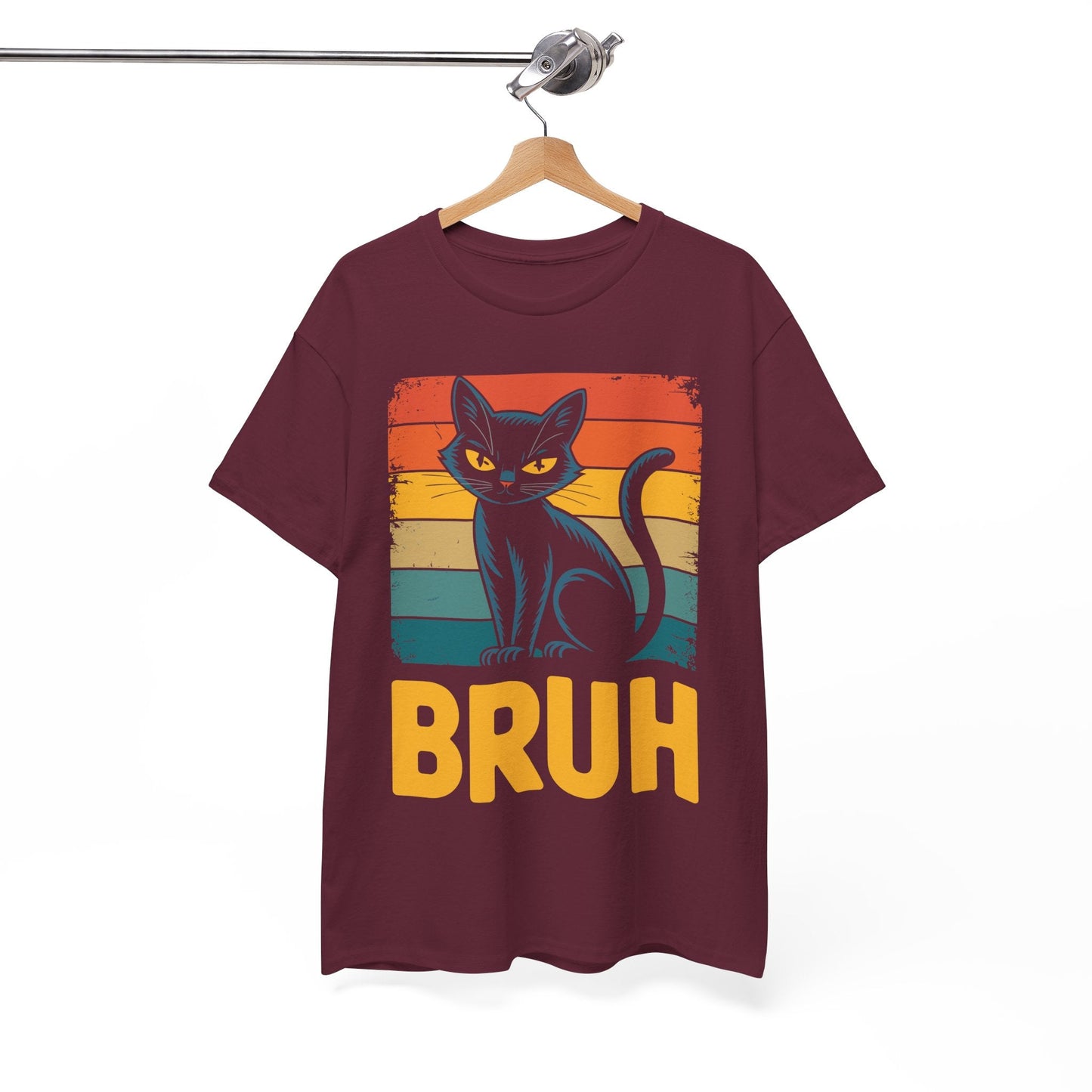 Funny Cat Bruh For Teens Boys Girls Men Women Meme Graphic T-Shirt