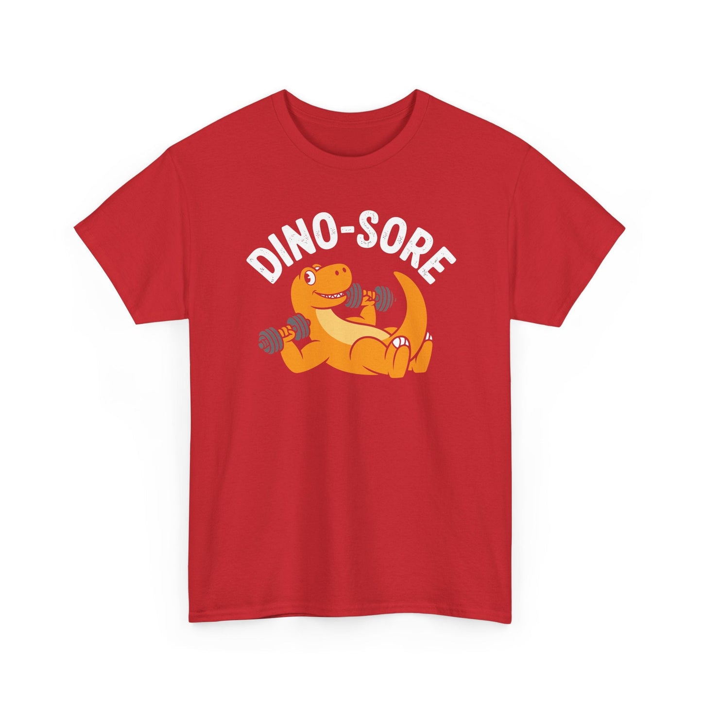 Gym Workout Dino Sore Exercise Fitness Boys Women Men T-Shirt