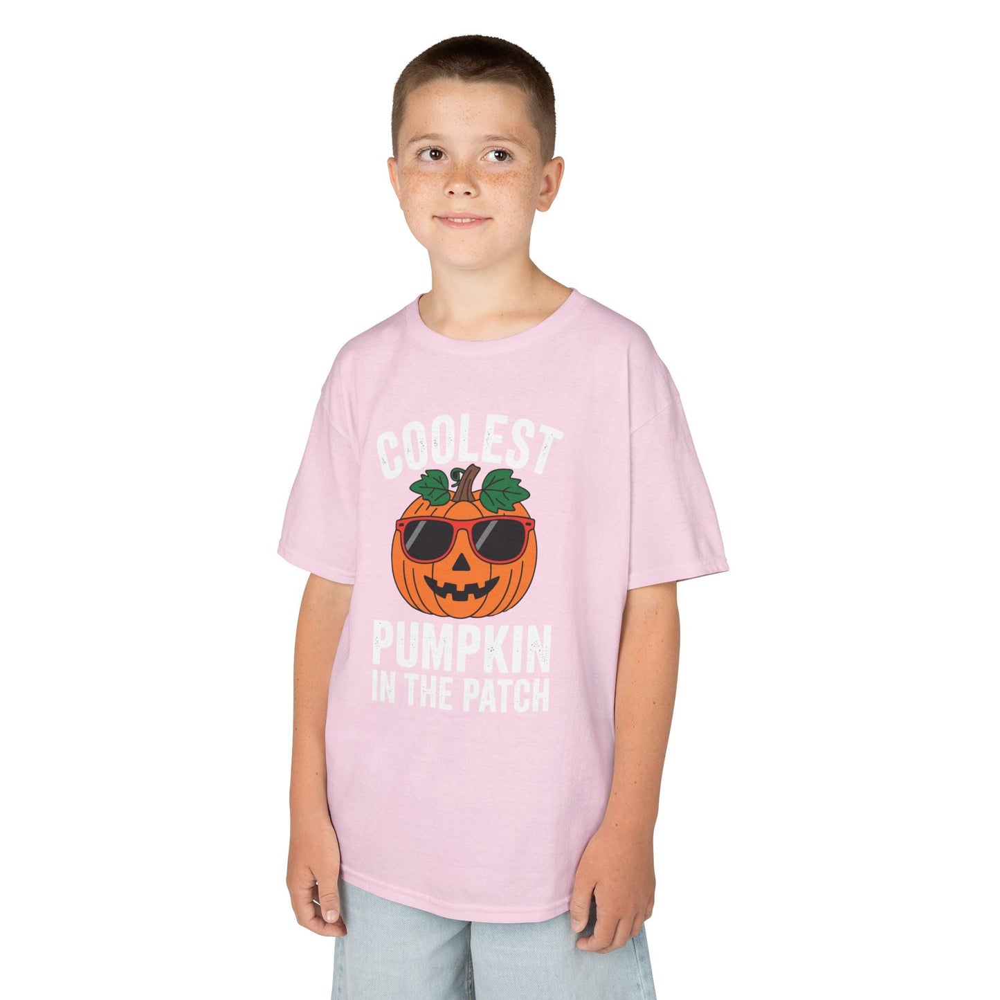 Kids Coolest Pumpkin In The Patch Halloween For Boys Girls T-Shirt