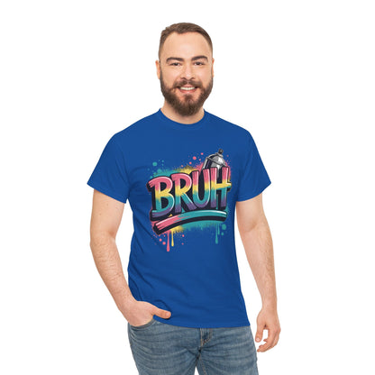 Bruh Graffiti Funny Saying Street Art Meme Men Boys T-Shirt