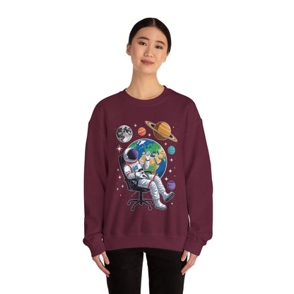 Astronaut Gamer Space Gaming System Planets Sweatshirt