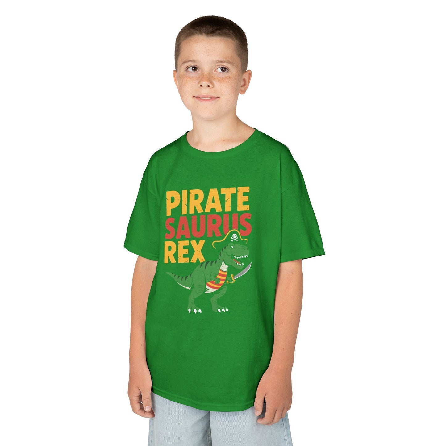 Pirate Saurus T-Rex Dinosaur Funny Halloween Costume Boys T-Shirt