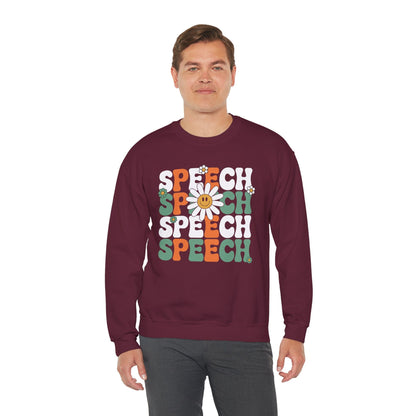 Speech Therapy Retro Speech Language Pathologist Therapist Sweatshirt