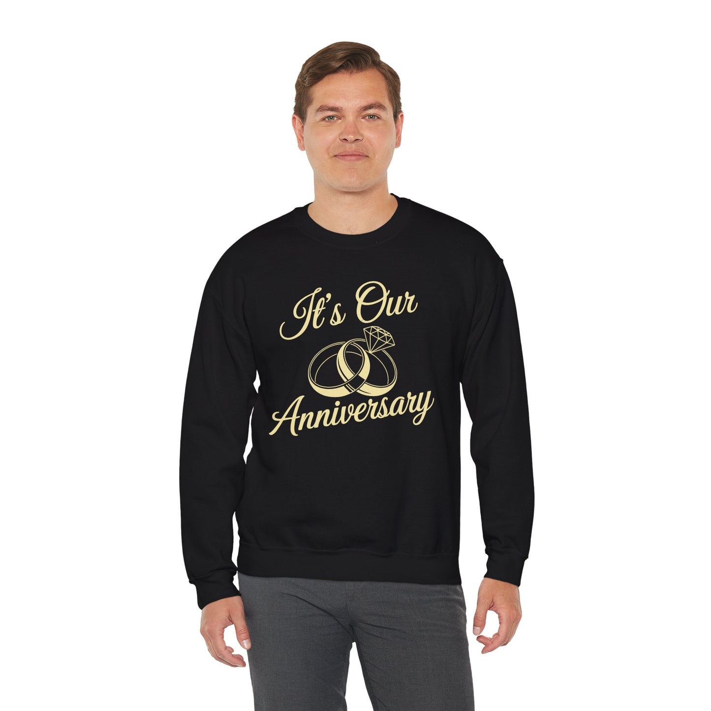 It's Our Anniversary Shirts for Married Couples Husband Wife Sweatshirt