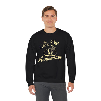 It's Our Anniversary Shirts for Married Couples Husband Wife Sweatshirt