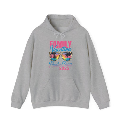 Family Vacation Punta Cana 2025 Matching Holiday Summer Hoodie