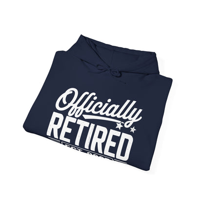 Funny Retirement 2025 Officially Retired 2025 Vintage Humor Hoodie