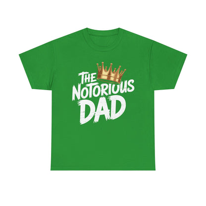 Old School Funny Hip Hop Fathers Day Notorious Dad T-Shirt