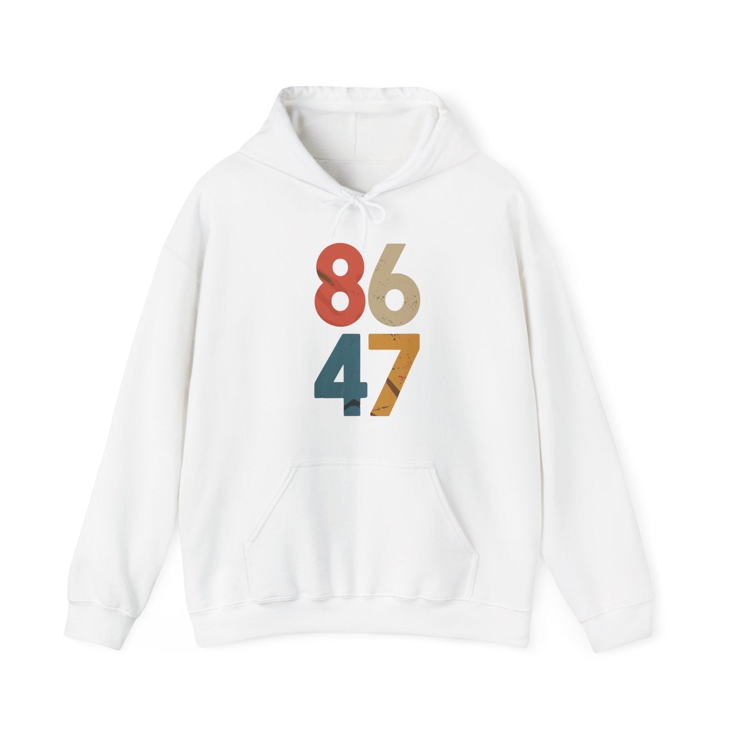 Classic Vintage 80s Style 86 47 Anti Trump Hoodie