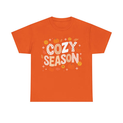 Cozy Season Autumn Fall Vibes Halloween Thanksgiving Pumpkin T-Shirt