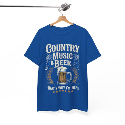 Vintage Country Music and Beer That's Why I'm Here Legends T-Shirt