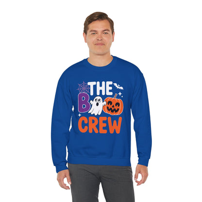 Halloween The Boo Crew Cute Ghost Spooky Family Matching Sweatshirt