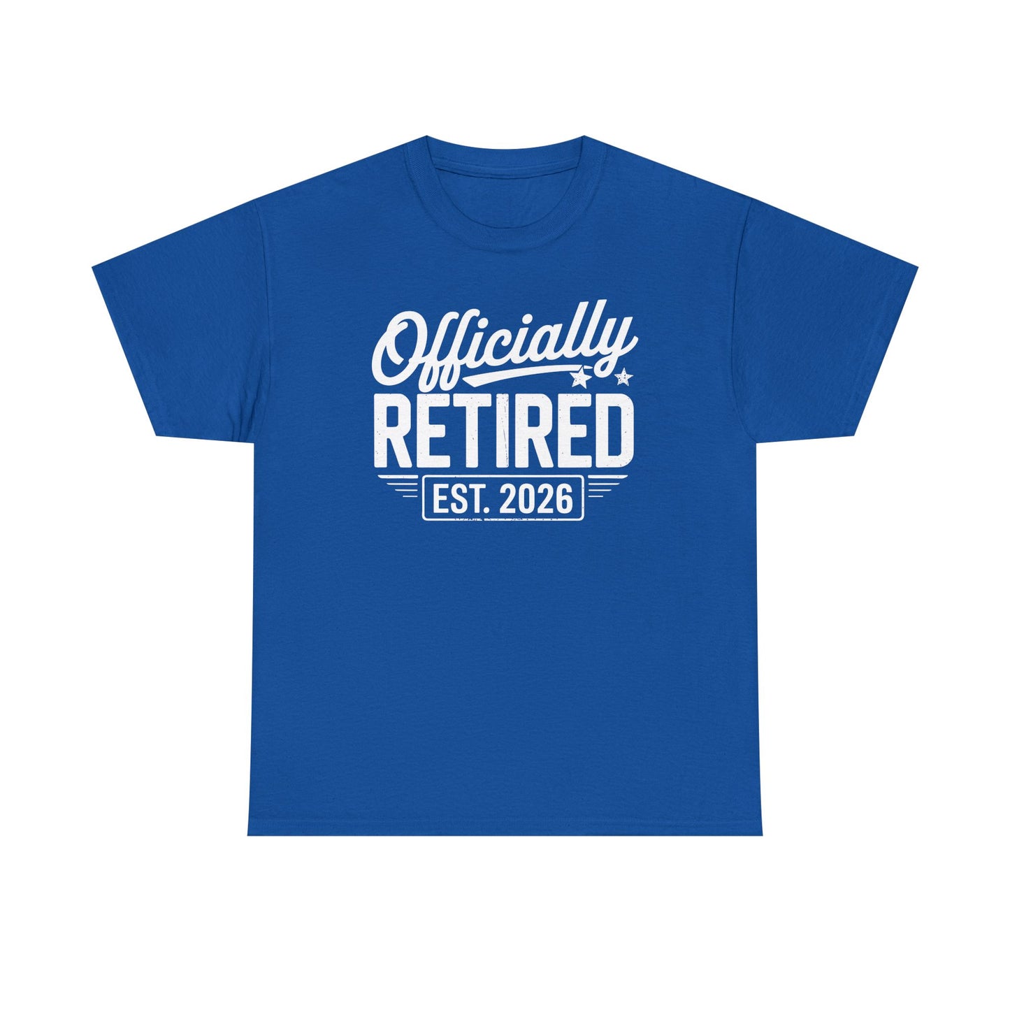 Funny Retirement 2026 Officially Retired Vintage Humor T-Shirt