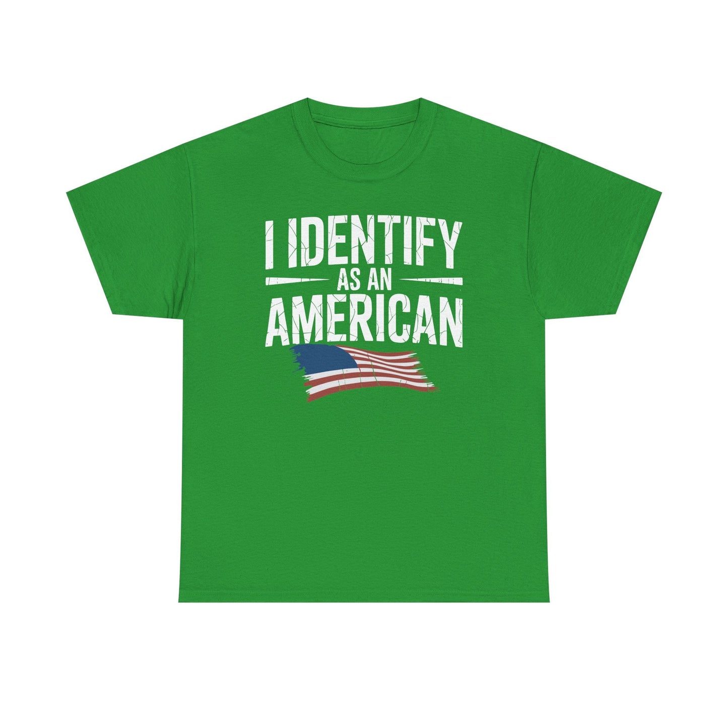 I Identify as an American No Identity Politics USA T-Shirt