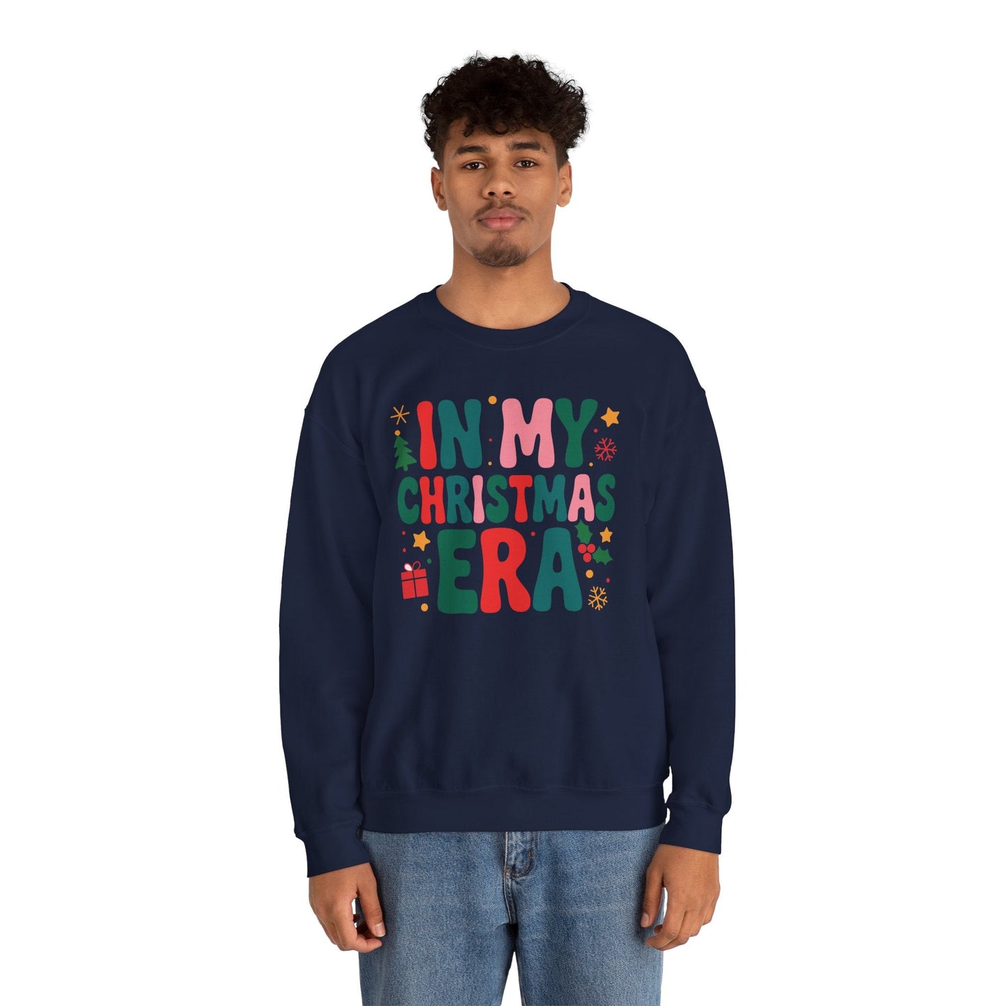 In My Christmas Era Cute Groovy Christmas Holiday Xmas Sweatshirt