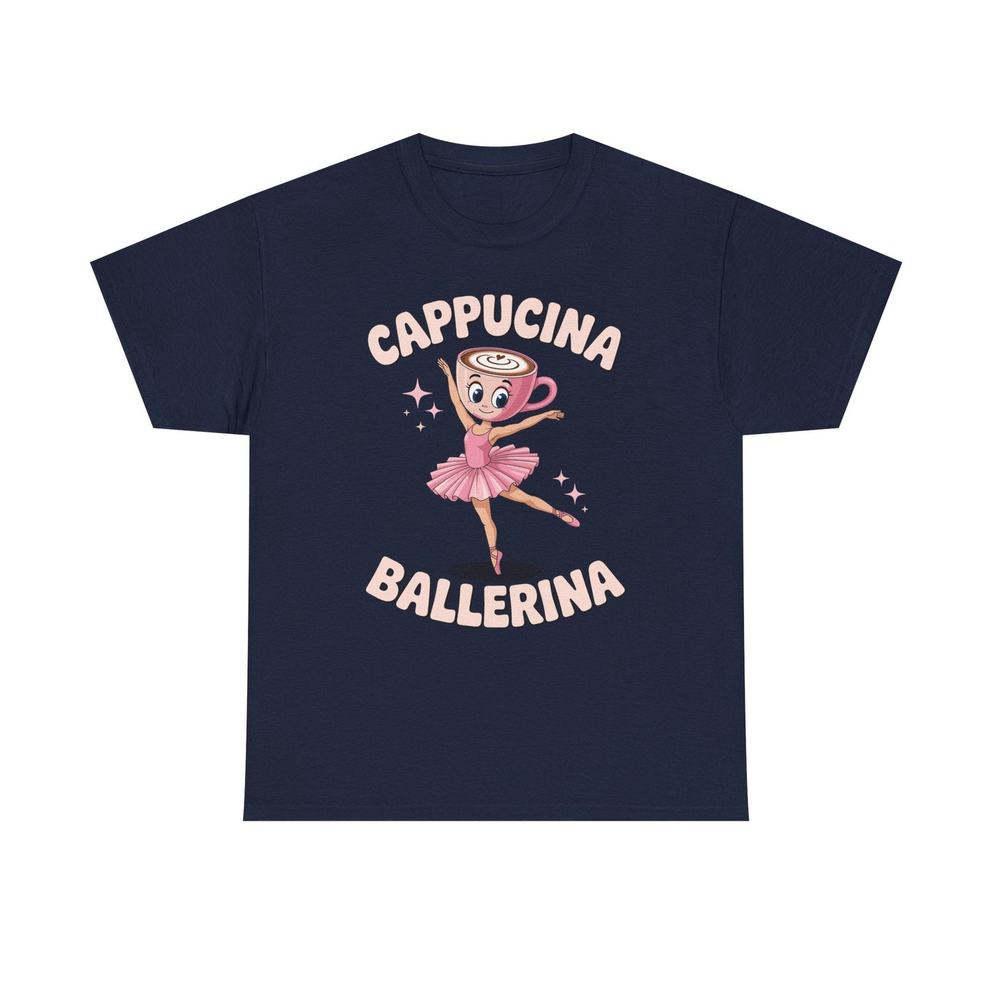 Funny Ballerina Cappuccina Coffee Dance Lovers Italian Meme T-Shirt