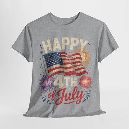 Happy 4th Of July Patriotic American US Flag 4th Of July T-Shirt
